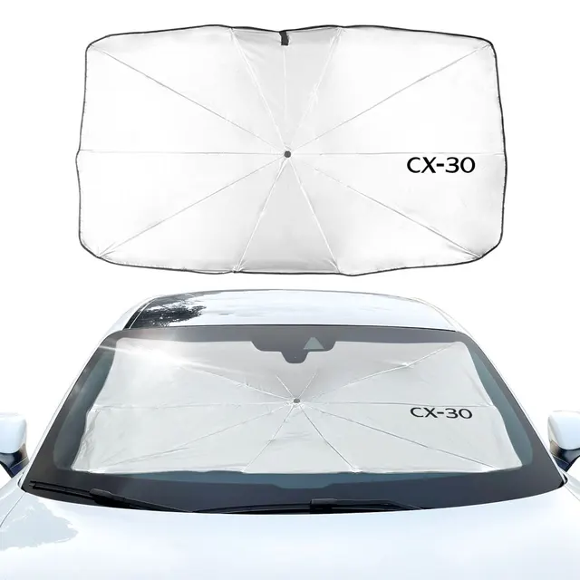 車のフロントガラス日よけ太陽シェード傘マツダデミオ用cx 5 2プレマシーcx 8 Cx 9 Cx 30 Skyactiv Mx 5 Bt 50自動車の付属品 Windshield Sunshades Aliexpress