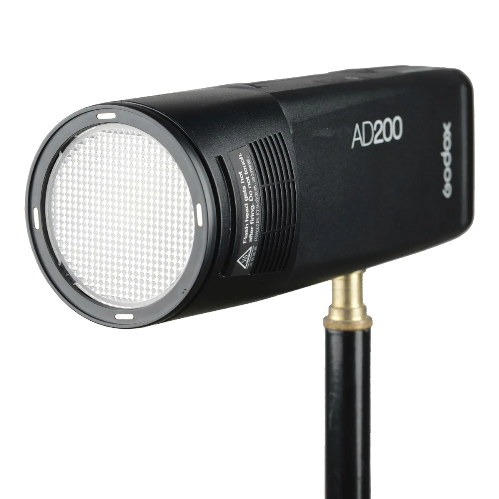 Godox AD200 аксессуары для вспышки WITSTRO H200R круглая головка вспышки и EC-200 удлинитель и AK-R1 комплект