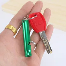 Полный 9,9 юаней большой размер алюминиевый сплав выживания свисток открытый спасательный свисток Кемпинг путешествия