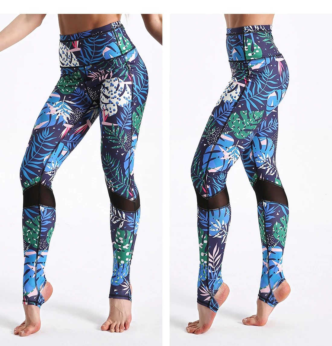 compression leggings Crazy Sales Printed Legging Fitness Black Push Up Mesh Leggins Sexy High Waist Legins Workout Jeggings spanx faux leather leggings