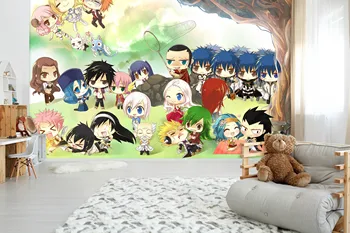 

[Self-Adhesive] 3D Fairy Tail 130822 Japan Anime Wall Paper mural Wall Print Decal Wall Murals