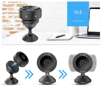 

2020 new F8 1080P infrared night vision wireless camera V380 Pro APP Mini Camcorders