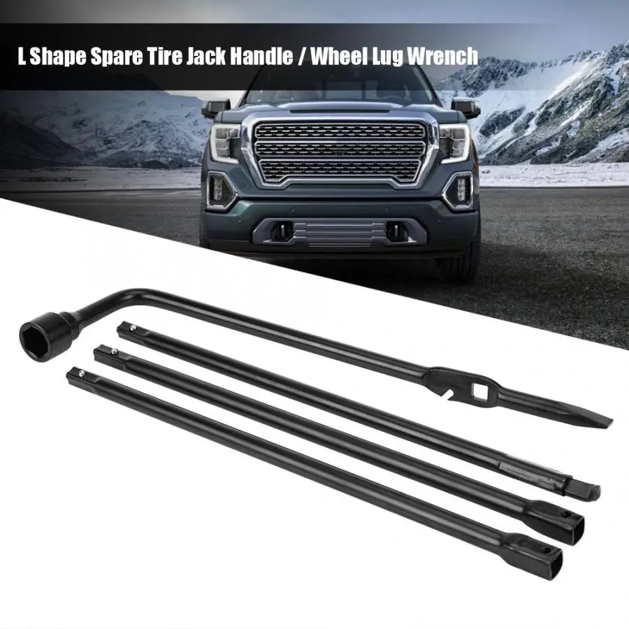 L-образный домкрат для запасных шин/гаечный ключ для колес Chevy GMC Cadillac araba aksesuar accesorios automovil