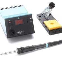 Weller WSD81 интеллектуальная Бессвинцовая паяльная станция Регулируемая температура цифровой дисплей паяльник Weller 80 Вт