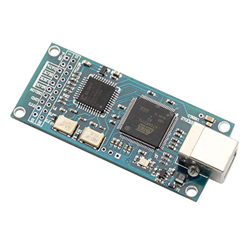 ATSAM3U1C XC2C64A для Amanero USB цифровой интерфейс IIS DAC декодер плата поддержка DSD512 32Bit 384K I2S