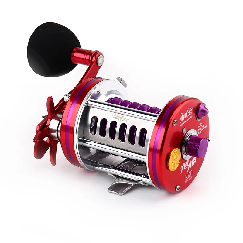  Drum Fishing Weel Portable Winter Ice Fishing Reel Carretilha De Pesca Wheel with Wire Outdoor Cast