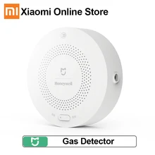 Xiaomi Mijia Honeywell Natural Gas Alarm Detector Gas Sensor Work With Multifunction Gateway 2 Smart Home Security APP Control датчик xiaomi mijia smoke detector honeywell