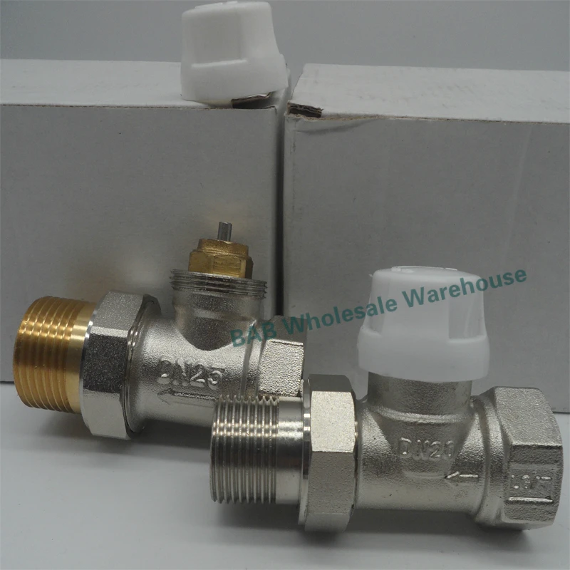 

Brass straight radiator valve without thermostatic head for HVAC System DN15 DN20 DN25 DN30 temperature controller valve