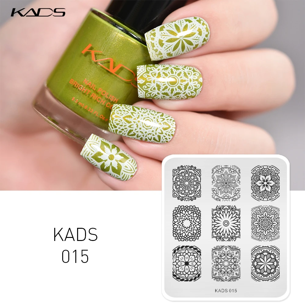 Kads Stamping Plates Flower Nail Art Stamping Template Christmas Datura Image Manicure Nail Stencil For Nails Stamping Tool Aliexpress Beauty Health