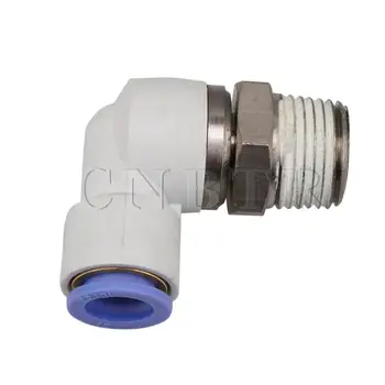 

CNBTR Elbow Pneumatic Tube Fitting Connector BSPT 1/2" Thread for 12mm Tube