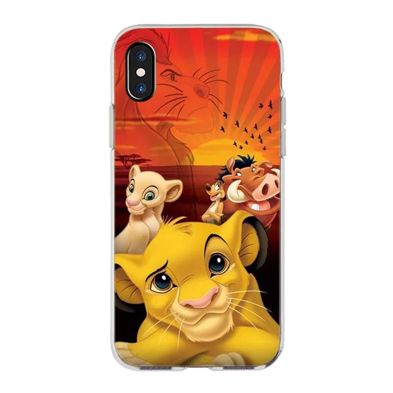 Babaite Король Лев Hakuna Matata чехол для телефона для iPhone XR 11 Pro Max XS MAX 8 7 6 6S Plus X 5 5S SE