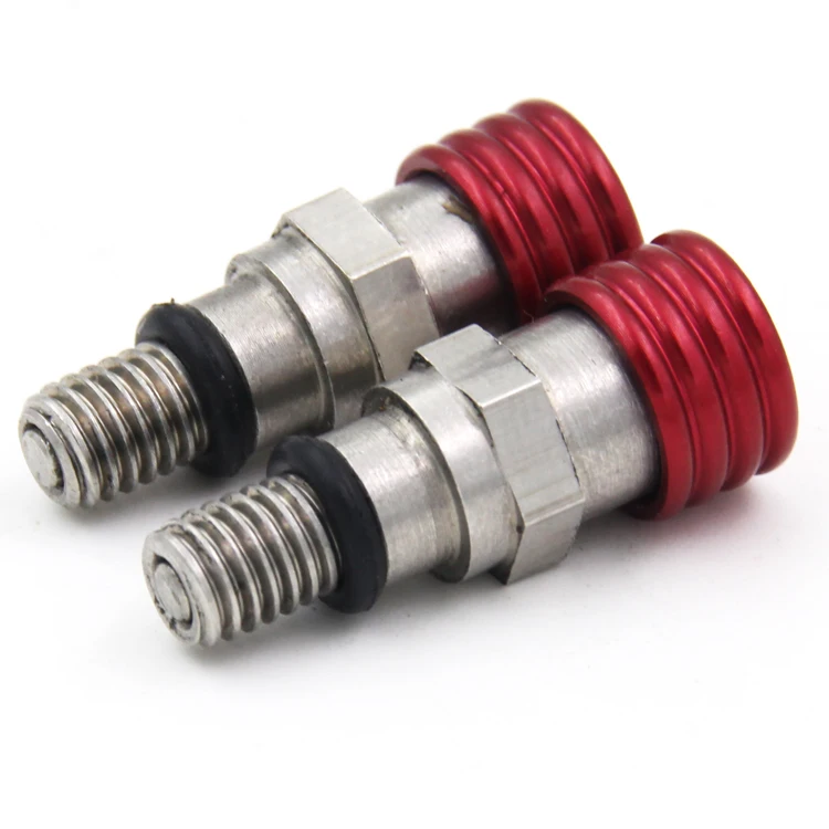 M5x0.8mm мотоциклетная вилка воздухоотводчик предохранительный клапан для Honda Yamaha Kawasaki Suzuki CR80 CR125R CR250R CRF250R 450R 250RX 450RX - Цвет: Красный