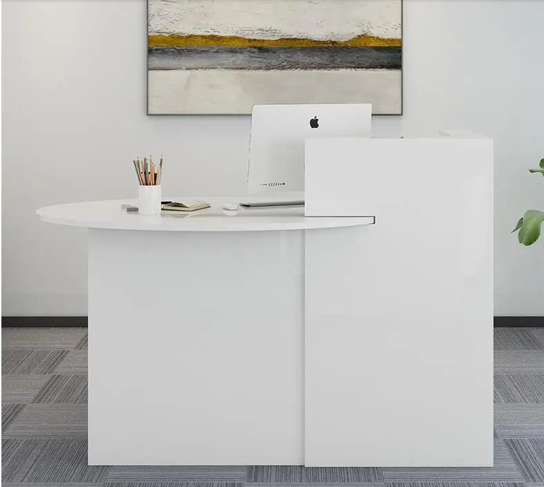 Small front desk desk cashier counter bar shop creative simple modern small commercial clothing store counter reception