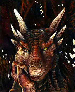 

JMINE Div 5D dragon Full Diamond Painting cross stitch kits art High Quality Animal 3D paint by diamonds