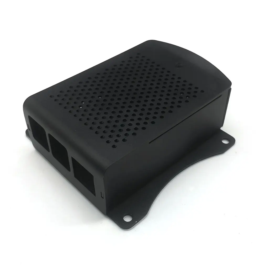 Для Raspberry Pi 4B Алюминиевый Чехол черный металлический корпус Чехол черный корпус для RPI 4 Модель B RPI 4B чехол
