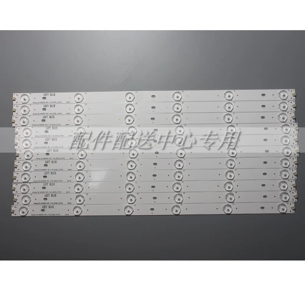 11 шт х светодиодный Подсветка полосы для Hisense HD500DU-B01-11X6-303C-3S1PX2 RSAG7.820.6311/ROH светодиодный 50K320U светодиодный 50EC620CA 6 светодиодный s 503 мм