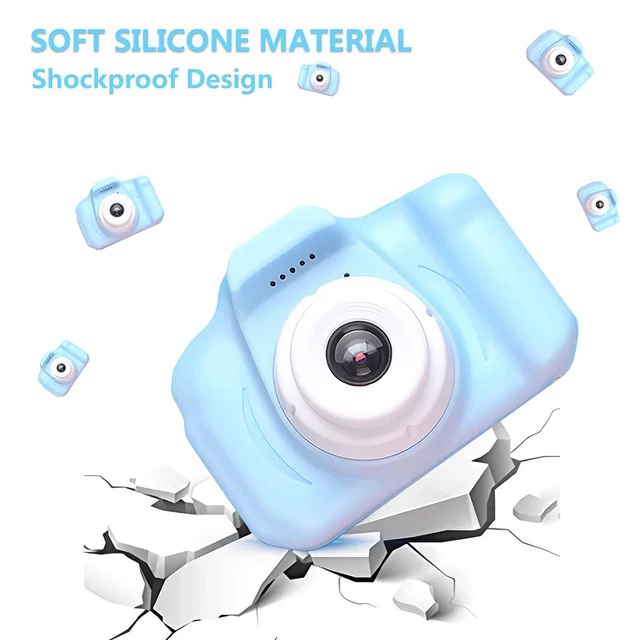 Kids Digital Camera Dual Lens 2 inch Touch Screen 1080P Mini Video Camera Photography Educational Toys Children Birthday Gifts 3