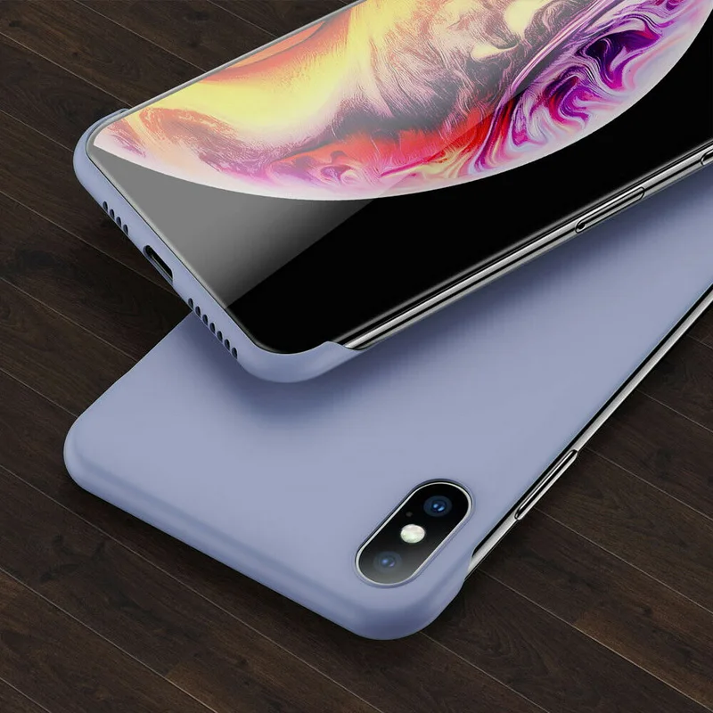 

For iPhone XS Max XR X Frameless Case For Onplus 7 Pro Slim Hard Matte Cover For Xiaomi Mi 9 SE 9T Coque For Samsung S9 S10 Plus