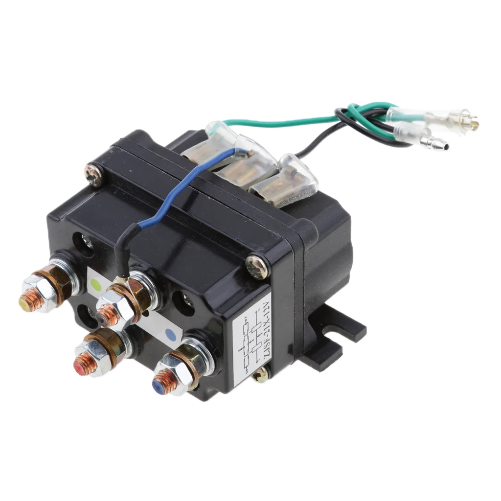 Truck Winch 12V Solenoid Relay Contactor Rocker Switch Thumb Fits ATV