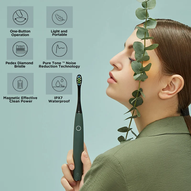 Oclean Air 2 Sonic Electric Toothbrush Clean Without Noise Gentle Cleaning Teeth Magnetic Fast Charging Last 40 Days Toothbrush Oclean Air 2 Sonic Electric Toothbrush Clean Without Noise Gentle Cleaning Teeth Magnetic Fast Charging Last 40 Days Toothbrush