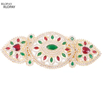 

Colors Rhinestones Waistband with Solid Gold Plating Fashion Moroccan Jewelry Waist Belt Women Costume Jewelry Chain Belt