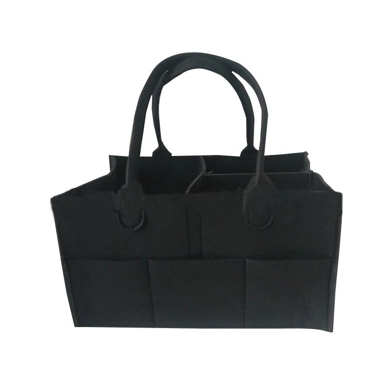 Large Size Diaper Bag Felt cloth Storage  Foldable Baby  Caddy Changing Table Organiser Toy Storage Basket Car Travel Organizer