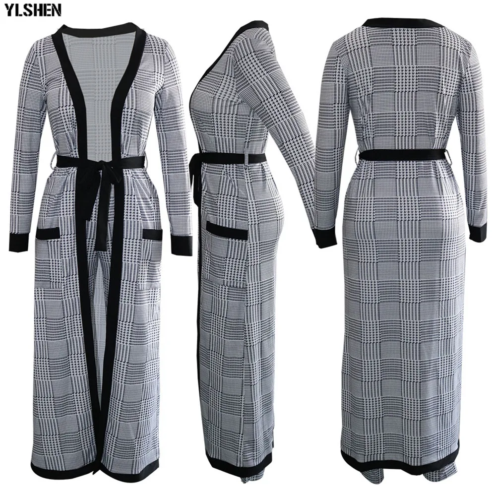 Print African Dresses for Women 2 Piece Set Dashiki Plus Size African Clothes Africa Clothing Pants Suit Bazin Robe Africaine 44