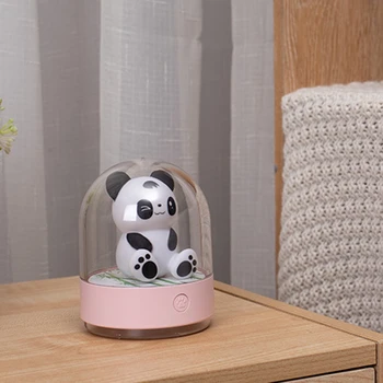 

New Bear Scented Night Light UV Disinfection Lamp USB Charging Colorful Night Light,Pink