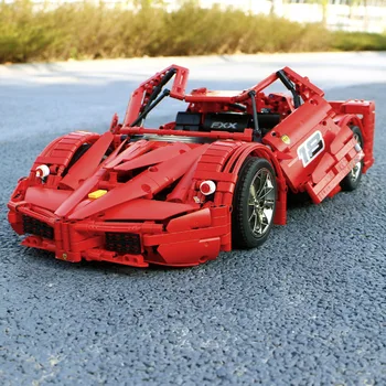 

The 1:8 Red FXX Racing Sport Car 13085 Motor Function Car 2.4Ghz APP RC Car Model Compatible Building Blocks toys for kids gifts