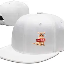 TSDFCCat-Hug Life Бейсболка унисекс с регулируемой плоской головкой