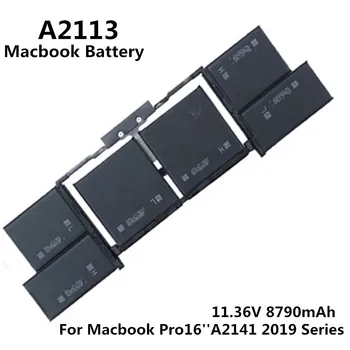 100% Original 11.36V 8790mAh Notebook Laptop A2113 Battery FOR Apple Macbook Pro 16'' A2141 2019 Series MVVJ2 MVVL2 MVVM2 1