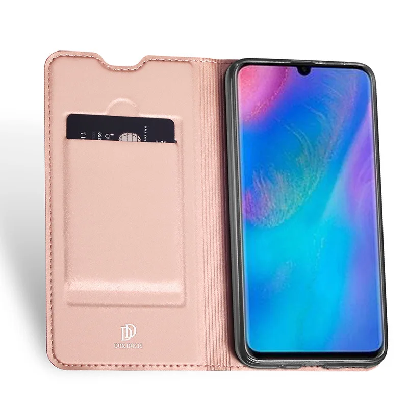 Dux Ducis Skin Touch Pu Leather Case For Huawei P30 P20 Pro Luxury Thin Card Slot Flip Cover For Honor V20 20 9x Pro Cases Bag