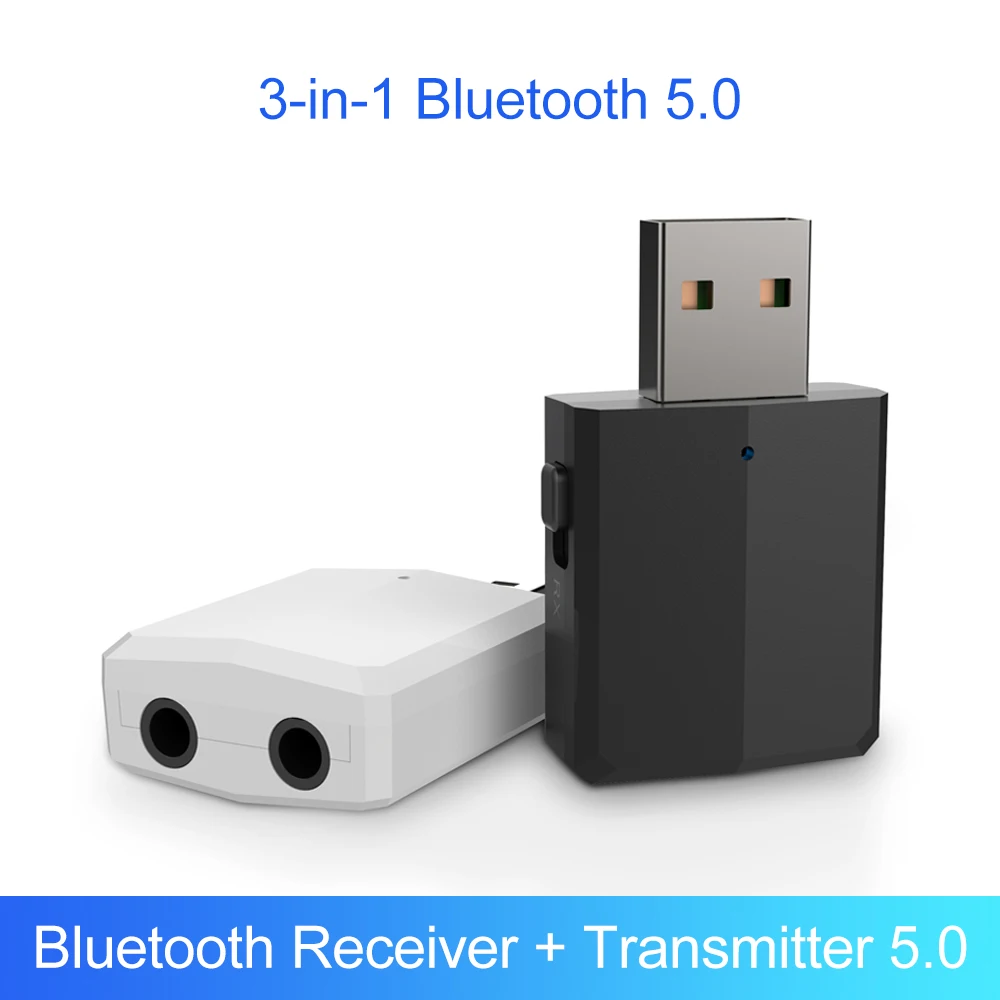 Bluetooth приемник передатчик мини стерео Bluetooth 5,0 аудио AUX RCA USB 3,5 мм разъем беспроводной адаптер для ТВ ПК автомобильный комплект