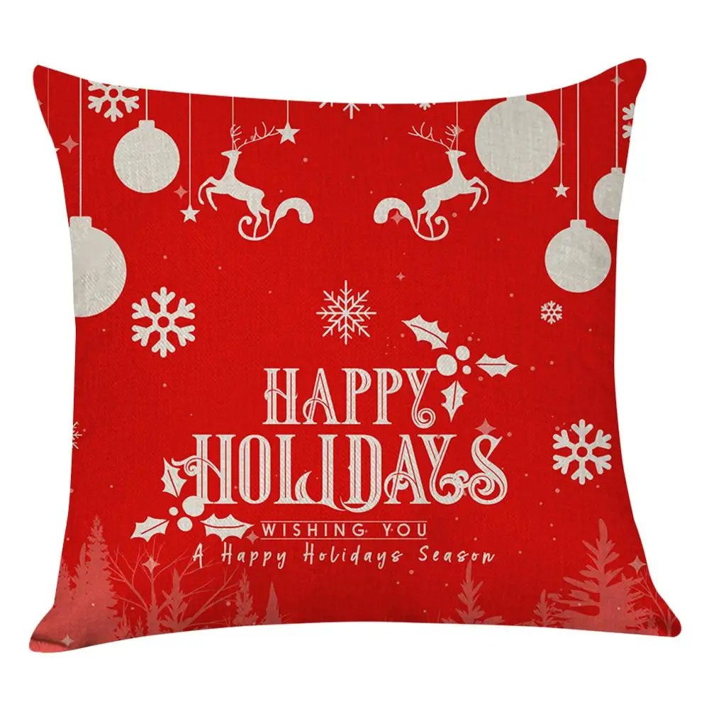 45х45см наволочка для подушки Чехол рождественские украшения для дома декоративный чехол на подушки рождественские украшения для дома подарок на Рождество украшения - Цвет: 3
