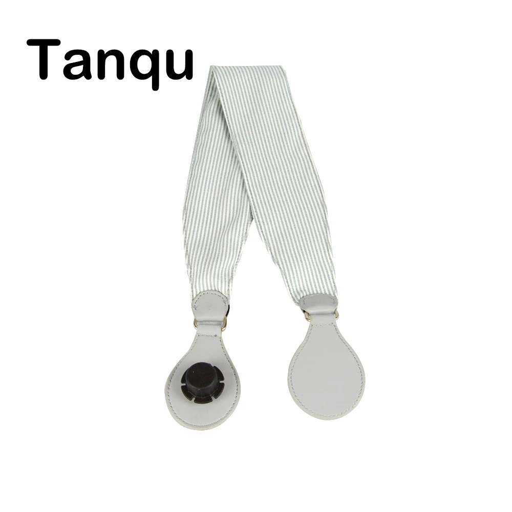 Tanqu 1 Piece Soft Floral Fabric Handle With Drop End For Bag O Bag