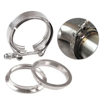 

Flange Exhaust Clamp V-band Flange Male/Female Turbine Wastegate Spare