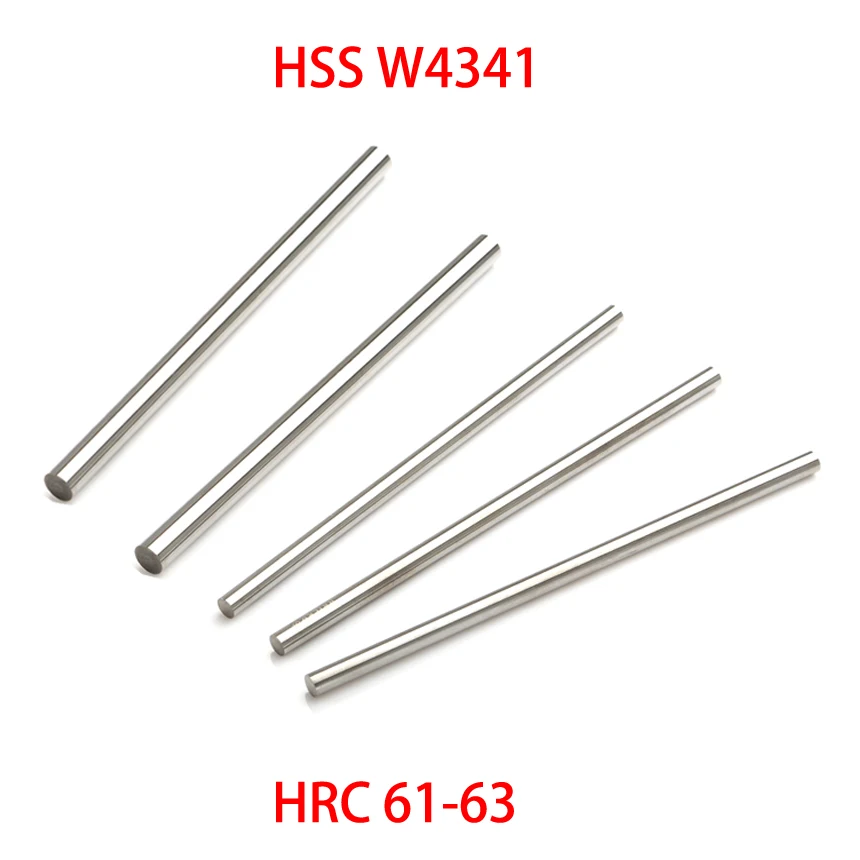 

2.4mm 2.45mm 2.5mm 100mm Length HSS W4341 HRC61-HRC63 Jobber Drill Bit Boring Out Round CNC Cutting Turning Lathe Tool Bar Rod