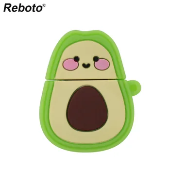 

Cartoon USB Flash Pendrive 64GB 32GB 16GB 8GB Creative Gift Cute Animation Avocado Baby U Disk Memory Stick Flash Disk For PC