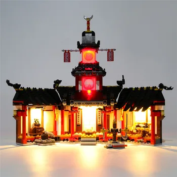 

USB Powered LED Light Building Block Modified Kit for Monastery of Spinjitzu 70670 (Only LED Light, No Block Kit)