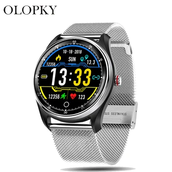 

Touch Smart Watch MX9 ECG+PPG Smart Watch Touch Screen HRV Report Heart Rate Blood Pressure IP68 Waterproof Swimming Men Women