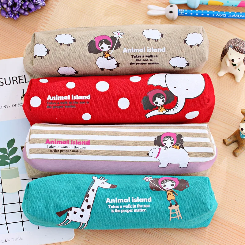 Creative stationery school student pencil case box cute girl pencil case stationery bag student stationery school supplies