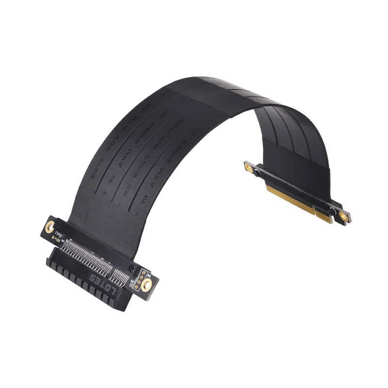 Qиндиан добавить на карты PCIE/PCI-E Riser Card PCI Express удлинитель кабеля Riser PCI E 8X до 8X Riser кабель удлинитель для BTC майнинга