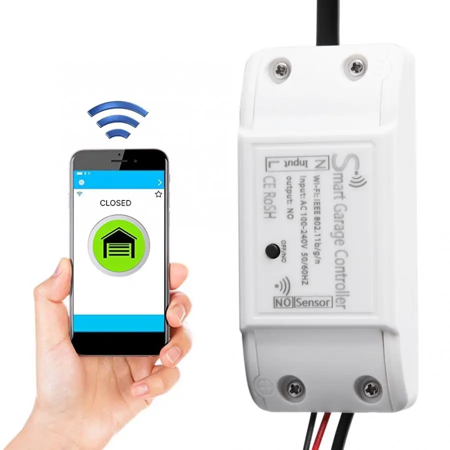 Устройство для открывания двери гаража с пультом дистанционного управления для Alexa Google