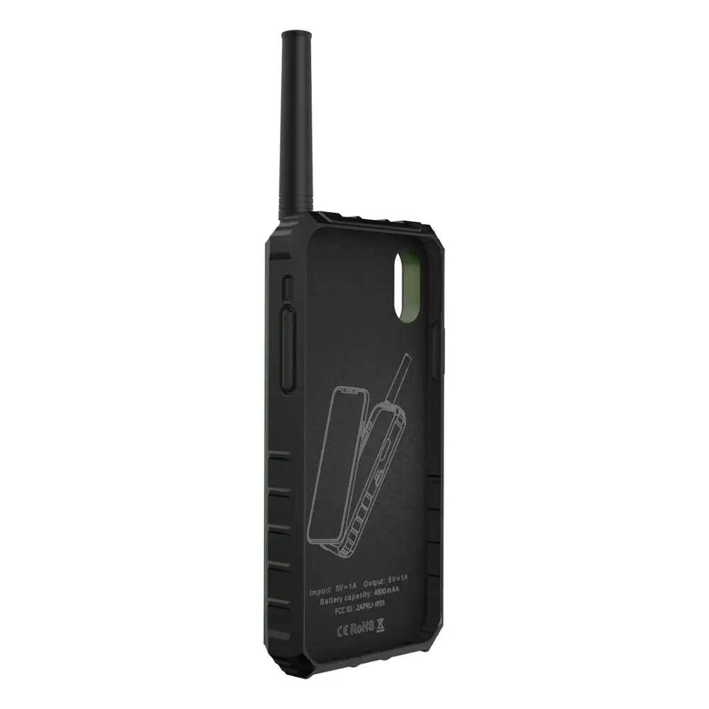 Иди и болтай Walkie Talkie “иди и радиостанция с креплением сзади интеллигентая(ый) Голос IP01 Портативный трансивер для iphone 6plus 7plus 8pus