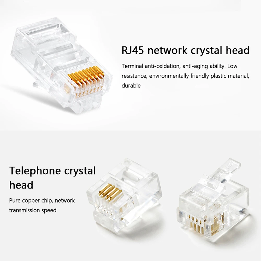 Handskit RJ45 RJ11 RJ12 набор инструментов для ремонта сети плоскогубцы с кабельным тестером пружинный зажим обжимной инструмент обжимные плоскогубцы