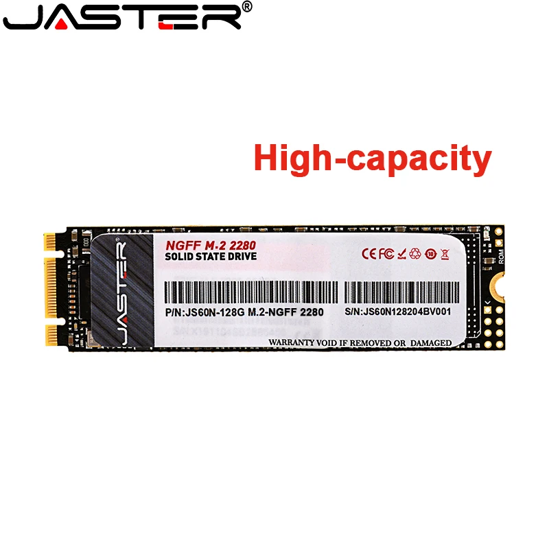 JASTER SSD NGFF M.2 2280 128 ГБ 256 512 ТБ 480 Внутренний твердотельный жесткий диск ультрабук