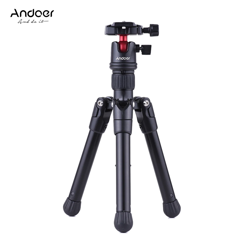 Andoer мини Настольный Штатив для путешествий подставка для телефона для Canon Nikon sony DSLR камера видеокамера для iPhone X 8 для samsung huawei