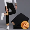 2022 Winter New Men's Warm Casual Pants Classic Style  Fashion Thicken Slim Fit Fleece Trousers Black Blue Khaki Brand Clothes ► Photo 3/6