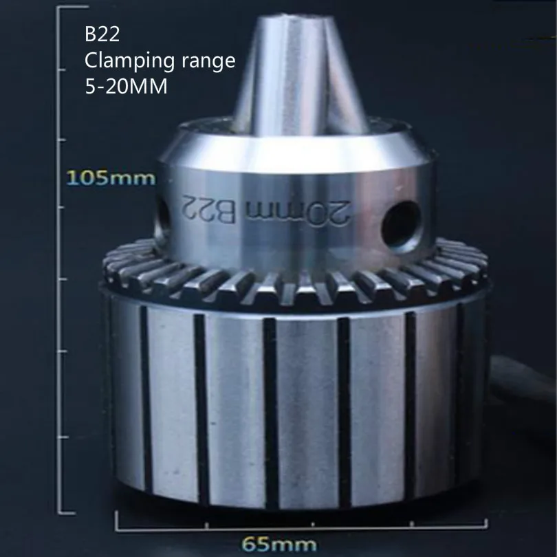 B22 сверлильный пресс сверлильный станок патрон для электрической дрели Диапазон зажима 5-20 мм