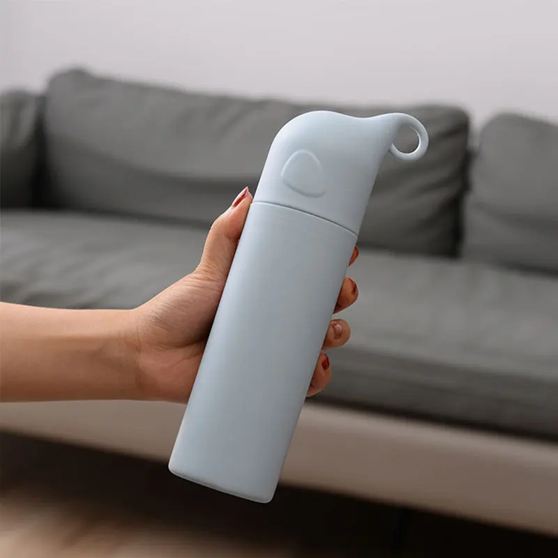 

300ml Creative Cute Glass Water Bottle Coffee Milk Tea Water Bottles Students Portable Leakproof Outdoor Sports Travel Drink Cup